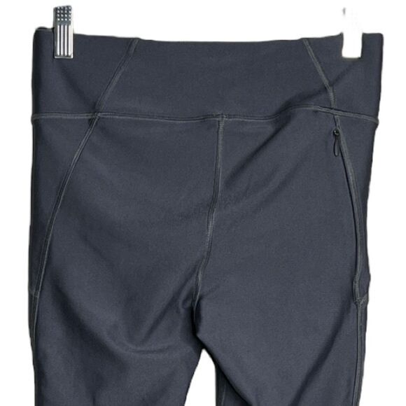 Under Armour Pants Womens Small Gray Crop Leggings Neutral‎ Workout Athleisure - Picture 4 of 6
